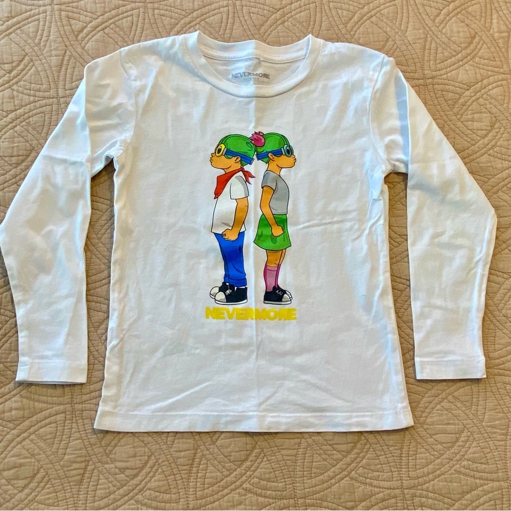 Hebru Brantley Nevermore Chicago Flyboy & Lil Mama Long Sleeve T-Shirt